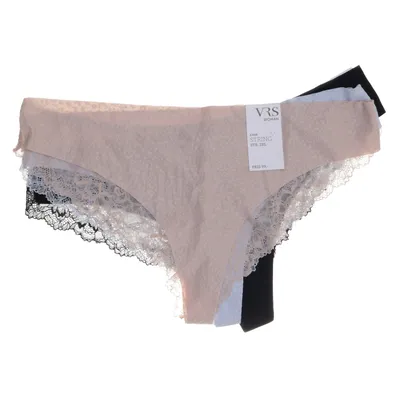 Slip (Beige, Zwart, Blauw) van VRS Woman Elastaan, Polyamide