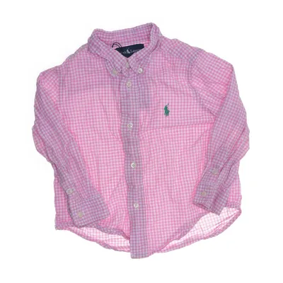 Button down shirt (Pink, White) from Ralph Lauren