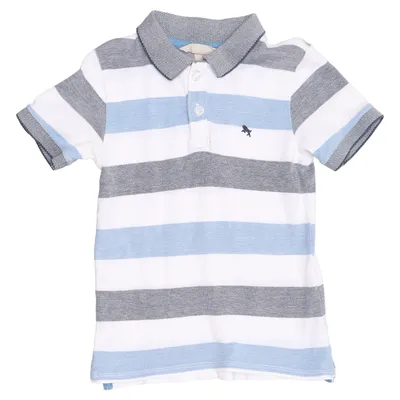 Polo (Bleu, Gris) de L.O.G.G by H&M Coton