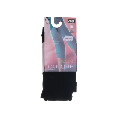 Legging (Noir) de Vogue Colore Élasthane, Polyamide