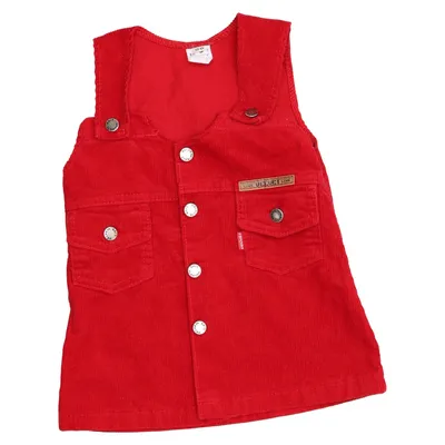 Robe salopette (Rouge) de Velvet
