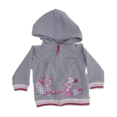 Hoodie (Gray) from Mayoral Chic Cotton, Polyester, Elastane