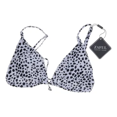Bikini top (Zwart, Wit) van Zaful Polyester