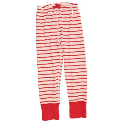 Pyjamasbukser (Rød, Hvid) fra Disney x Polarn O. Pyret Elastan, Økologisk bomuld