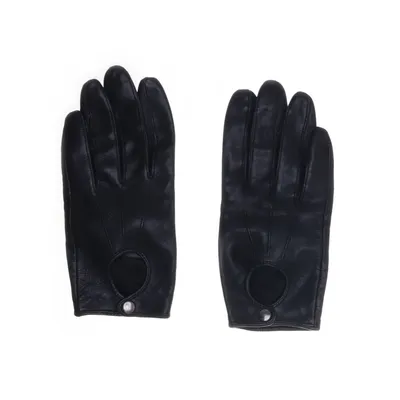 Läderhandskar (Svart) från Monki Polyester, Skinn