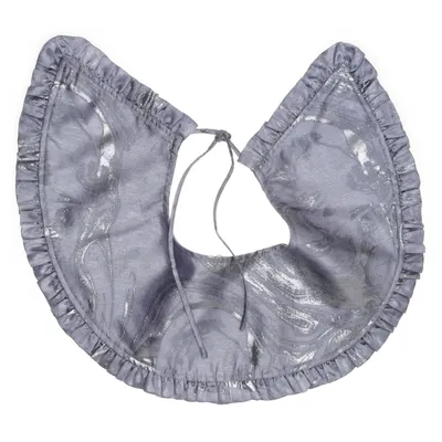 Skjortkrage (Silverfärgad) från Ganni Metallfiber, Polyamid, Polyester