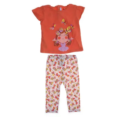 Set (Orange, Vit, Flerfärgad) från Mayoral Bomull, Elastan