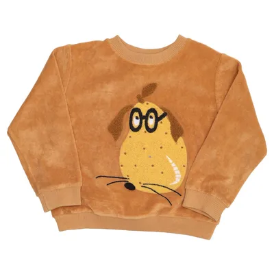Sweatshirt (Brun, Gul) fra Émile et Ida Bomuld, Polyester