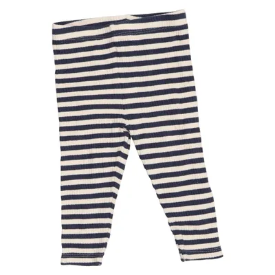 Legging (Bleu, Blanc) de The New Siblings Élasthane, Coton biologique