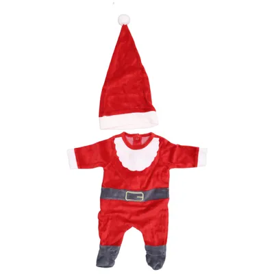 Kerstkleding (Rood, Wit, Grijs) van Vertbaudet Katoen, Polyester