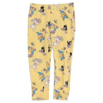 Leggings (Gul, Flerfärgad) från Bamse by Lindex Bomull, Elastan