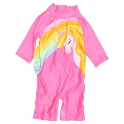 UV beschermende kleding (Roze, Meerkleurig) van H&M Elastaan, Polyester