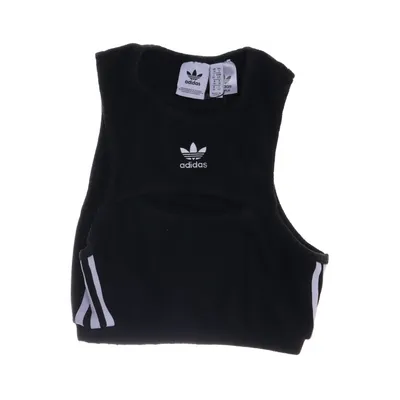 Sport-bh (Zwart, Wit) van Adidas Katoen, Elastaan, Viscose