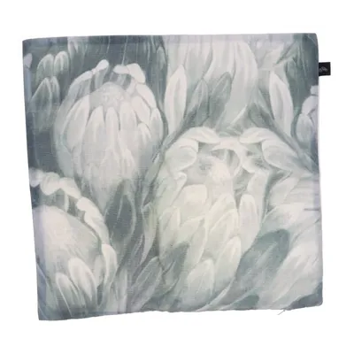 Kuddfodral (Grå, Vit, Grön) från Nina Royal Bomull, Polyester