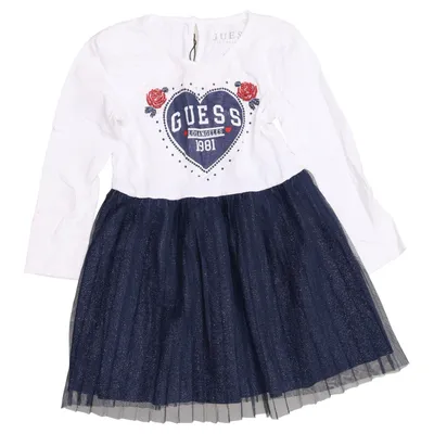 Jurk (Wit, Blauw) van Guess