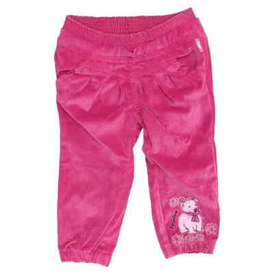 Fløjlsbukser (Pink) fra Pampolina Elastan, Polyamid, Polyester