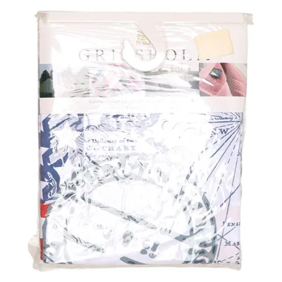 Rideau de douche (Bleu, Rouge, Blanc) de Gripsholm Polyester
