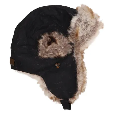 Trapperhat (Sort, Brun) fra Beechfield Akryl, Bomuld, Polyester