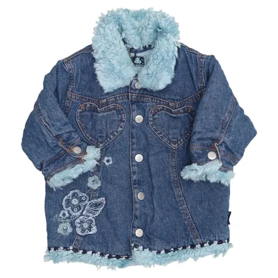 Jeansjacka (Blå) från Pampolina Akryl, Bomull, Polyester