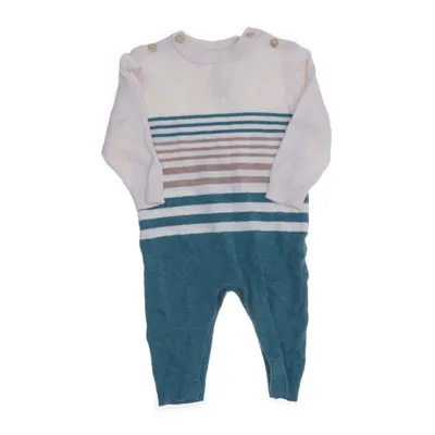 Sparkdräkt (Vit, Grön, Brun) från Alana Ekologisk bomull, Ull