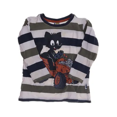 T-shirt à manches longues (Blanc, Bleu, Vert, Orange) de Bamse by Lindex Coton