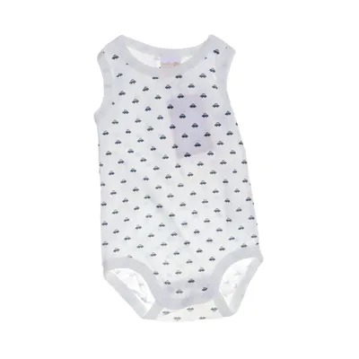 Body (Vit, Blå) från Baby by Lindex Bomull