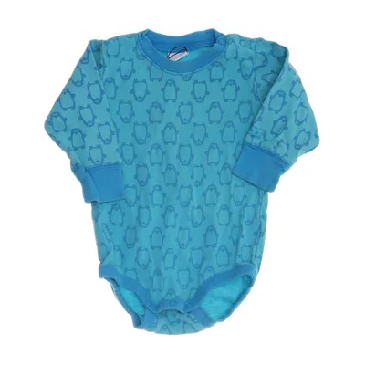 Body (Blå) fra Baby by Lindex Bomuld, Dun, Viscose, Uld