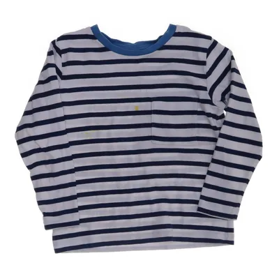Long sleeve T-shirt (Blue, White) from Arket Cotton