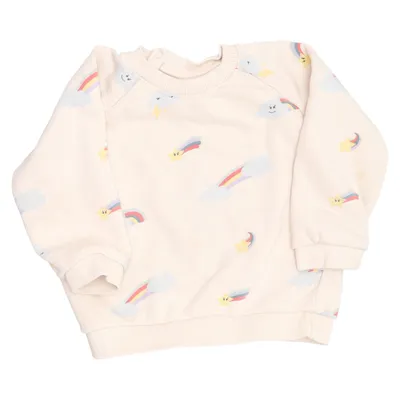 Sweatshirt (Beige, Flerfarvet) fra Åhléns Kids Bomuld, Polyester