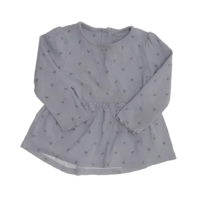 Klänning (Grå) från Next Baby Bomull, Elastan