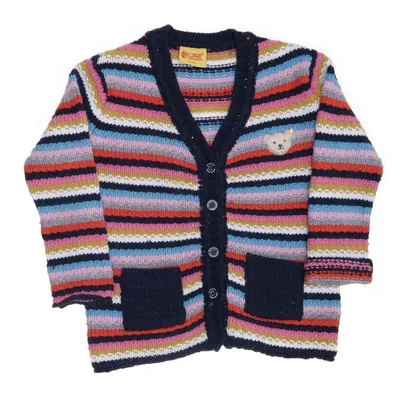 Cardigan (Blå, Flerfarvet) fra Steiff Angora, Kashmir, Nylon, Uld, Viscose