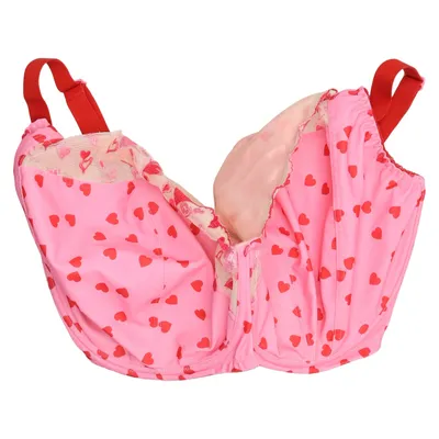 Bra (Pink, Red) from Bravissimo Elastane, Polyamide, Polyester