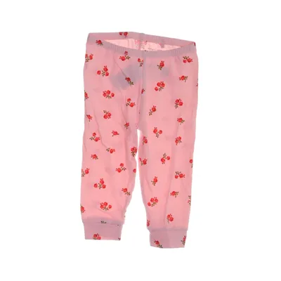 Leggings (Rosa, Röd) från Konges Sløjd Elastan, Ekologisk bomull