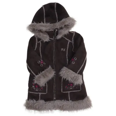 Shearling jacket (Brown, Multicolored) from Fix Polyester