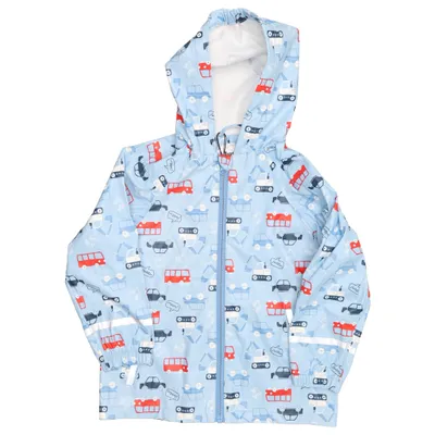 Regenjack (Blauw, Meerkleurig) van Lupilu Polyester, Polyurethaan