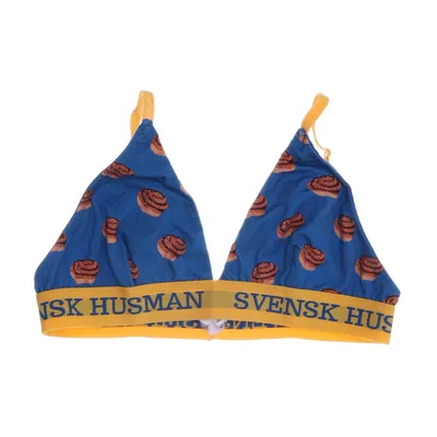 Bralette (Blå, Gul, Flerfärgad) från Svensk Husman Bomull, Elastan