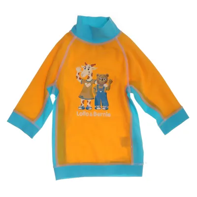 Zwemshirt (Geel, Blauw) van Lollo & Bernie Elastaan, Polyamide