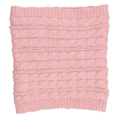 Neck warmer (Pink) from H&M Acrylic, Polyester