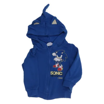 Hoodie (Blue, Multicolored) from H&M Cotton, Polyester