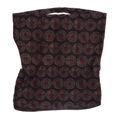 Halternecktopp (Brun, Röd, Beige) från Design by Si Polyamid, Viskos