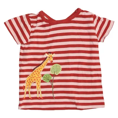 T-shirt (Rød, Beige, Flerfarvet) fra Alana Økologisk bomuld