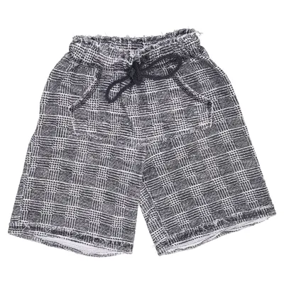 Sweatshort (Zwart, Wit) van Milly Katoen