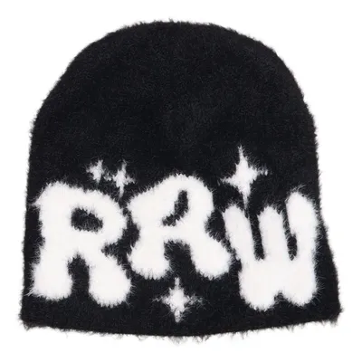 Beanie (Black, White) from Raw Acrylic
