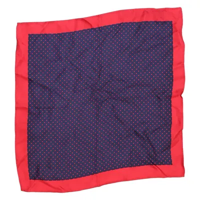 Mouchoir (Bleu, Rouge) de Dressmann Soie