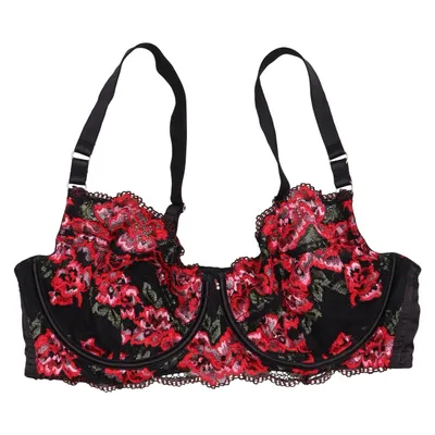 Bra (Black, Red) from Bras N Things Elastane, Polyamide, Polyester, Viscose