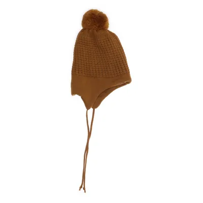 Bobble hat (Yellow) from Lanullva Wool