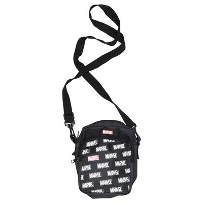 Skuldertaske (Sort, Hvid) fra Miniso Polyester