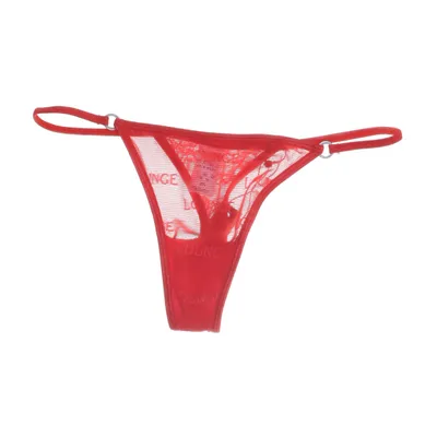 Thongs (Red) from Lounge Elastane, Polyamide