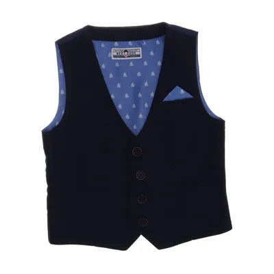 Suit vest (Blue) from Next Dude Polyester, Viscose