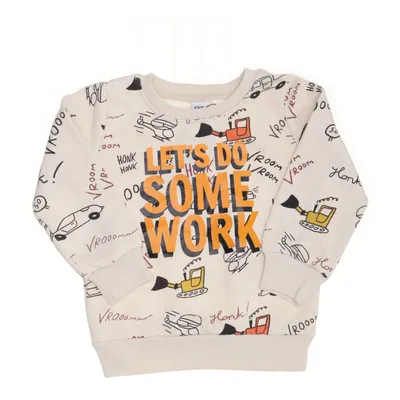 Sweatshirt (Beige) van Kiki & Koko Katoen, Polyester
